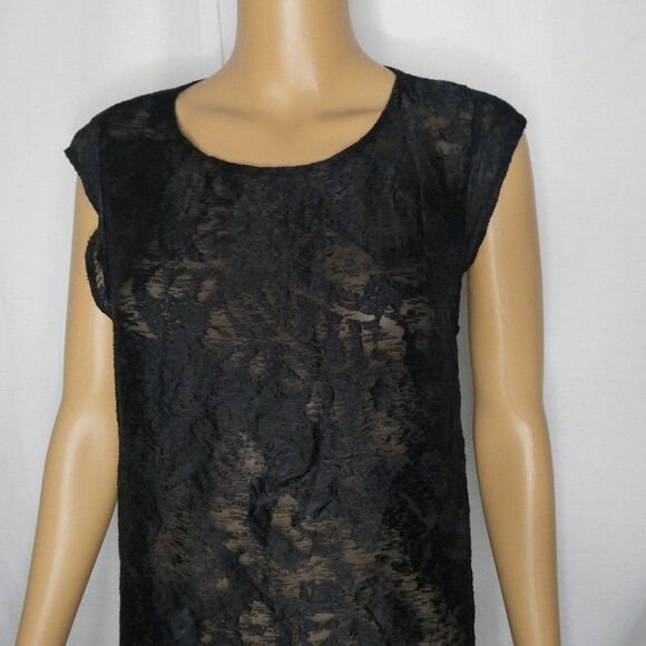 3.1 Phillip Lim Semi Sheer Open Peekaboo Back Top - Picture 3 of 7
